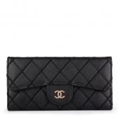 Chanel Quilted Reissue Wallet Black